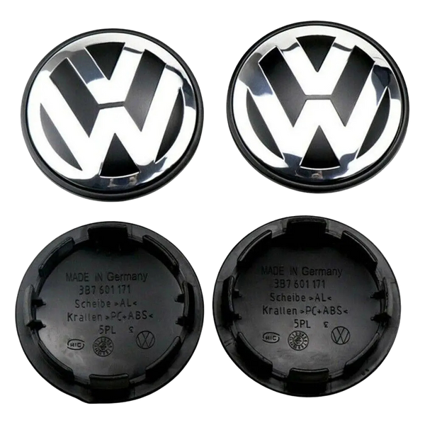 Заглушка (колпачок) дисков VW 3B7601171 Jetta 5/6 Tiguan 65/56 1 шт 3B7601171 фото